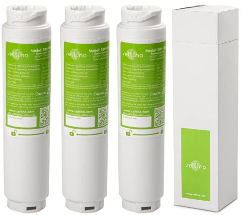 3x Seltino SBH-Ultra service Kühlschrank Wasser Filter für Bosch Siemens Neff Miele wie UltraClarity 644845, 9000 193 914, 9000 225 170, 499850, 667256, 9000 077 095, 9000 077 096, 9000 194 412