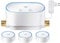 GROHE Sense Set | Wassersensor - 1x GROHE Sense Guard + 3x GROHE Sense | weiß | 22502LN0