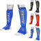 BS Schienbeinschoner / Ristpolster für MMA, Muay Thai, Kickboxen, Größe G (Blau/Gold, X-Large)