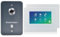 MATHFEL Video Türsprechanlage mit Kamera, 2X 7 Zoll Monitor, Türklingel mit Kamera und Türöffner, 4-Draht-Technologie - Sprechanlage mit Türöffner, Gegensprechanlage, WLAN Türklingel mit Kamera
