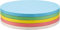 magnetoplan Moderationskarten, Selbstklebend (Rund 190 mm), 250 Stück, 5 Farben