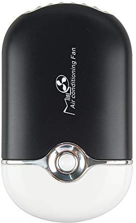 Tongping USB Mini Ventilator Klimaanlage Gebläse für Wimpernverlängerung (Schwarz)