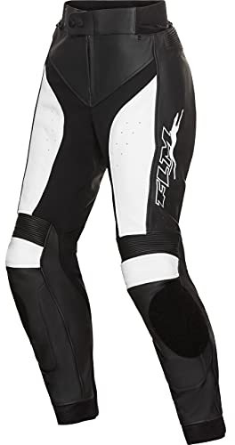 FLM Motorradhose Sports Damen Lederkombihose 3.1 schwarz/weiß 42, Sportler, Ganzjährig