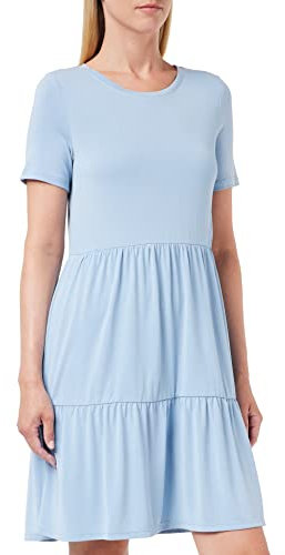 VERO MODA Vmfilli Calia SS - Vestido Corto para Mujer, Blue Bell, M
