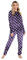 CityComfort Fleece Womens Pyjamas Set Long Sleeve Fluffy Loungewear Adults Teenagers, Winter PJs Warm Nightwear, Gifts for Her (Purple, L)