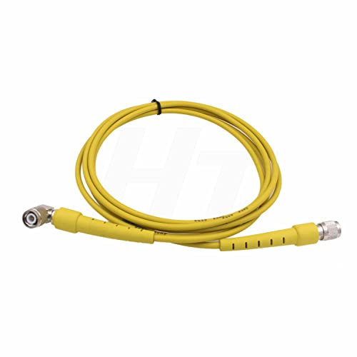 HangTon Câble d'antenne GPS jaune TNC à angle droit RG58 pour Trimble Topcon Sokkia Leica Station de base récepteur vers antenne GPS (15)