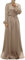OBEEII Muslimisches Gebetskleid für Damen Elegant Cocktail Maxikleid - Muslim Kaftan Damen Ärmel des Bischofs Kleid Gebetskleidung für Frauen Sekt L