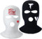 Handepo 2 Stück 3 Loch Skimaske Winter Sturmhaube Warm Vollgesichts-Strickmaske Skimütze Maske gestrickt Vollgesichtsabdeckung für Männer und Frauen, weiß/schwarz, Einheitsgre