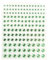 BOKIOESDE Eye Face Gems Jewels Rhinestone Stickers Bling Beads Crystal No Glue Forehead Rainbow Makeup Dress DIY for Women, Green