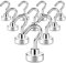 Easylife Magnetic Hooks, Set of 10, Magnet Key Holder, Strong Fridge Magnet Hook, Supports up to 10kg, Magnetic Hooks for Fridge 1.6cm Diameter - Fully Guaranteed