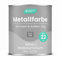 Grundmann Metallfarbe ACL 100 - Silber 3 Kg - Seidenmatt - 4in1 Metallschutzlack inkl. Rostschutz und Grundierung - RAL 9006 Weißaluminium