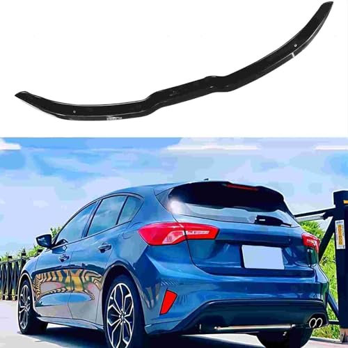 EESWCSZZ3 Heckspoiler passend für Ford Focus MK4 ST-LINE 2019-2021, Spoilerlippe für Auto Tuning, ABS Kunststoff