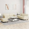 Willood 3-TLG. Sofagarnitur Creme Kunstleder