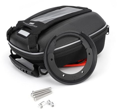MENDUNER Tankrucksack Motorrad Magnet, Schnellverschluss, Wasserabweisend, Kraftstofftank Satteltasche mit Riemen für R1250GS, R1200GS, R1150RS