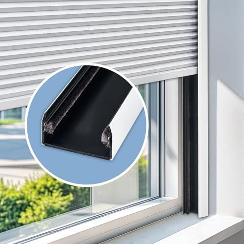Keego Blackout Strips 100% Blackout, Easy to Install - Insulate and Protect Privacy Block Out Light from Both Sides of The Blinds Great for bedrooms Nursery Office use,4pcs,0.98 White