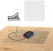 Grip Shop Tapis de Souris de Jeu Ordinateur Film Auto-Adhésif Protecteur Antidérapant Tapis de Souris pour Bureau Transparent (30x30cm)