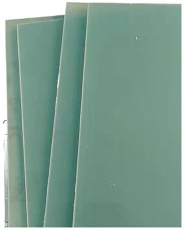 Feuille de Fiber de verre FR4 de 0.5/1/1.5/2/3/4/5mm d'épaisseur, plaque époxy G10 vert clair 3240 FR-4, panneau de résine époxy, Fiber de verre, impression 3D(330x330mm,1.5mm)