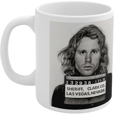 The Doors Jim Morrison Mug (One Size) (Black)