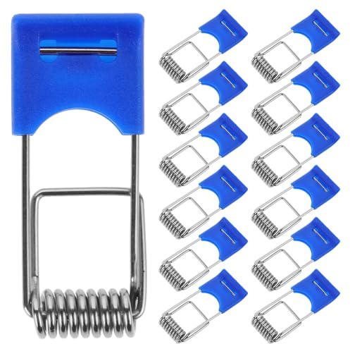 FIXOSHEE Downlight Clips 100 Stück Federklemmen aus Kunststoff Metall für LED Einbaustrahler Schnelle Installation für Büro und Wohnräume