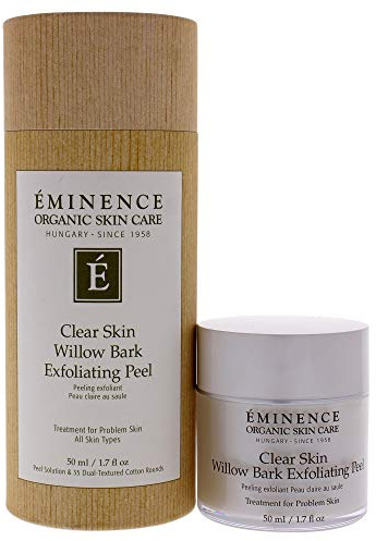 Eminence Clear Skin Willow Bark Exfoliating Peel For Unisex 1.7 oz Exfoliator