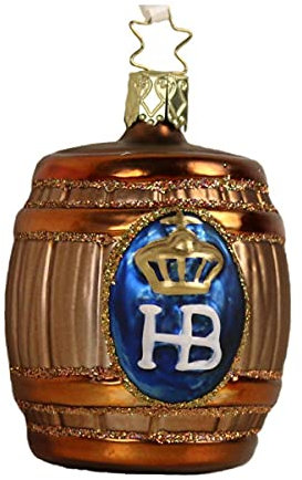 Inge-glas Weihnachts-Kugel Bier-Faß Hofbräu-Haus