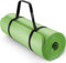 TRESKO Yogamatte Phthalatfrei - Gymnastikmatte rutschfest, Pilatesmatte Fitnessmatte mit Tragegurt, 185 x 60 x 1,0cm Hellgrün
