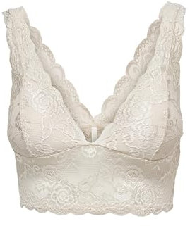 ONLY Damen ONLCHLOE 3-Pack LACE Bra Bügelloser Spitzen BH, Nude,M