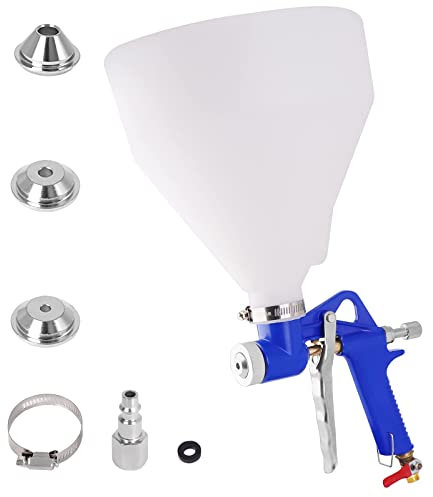 Trockenbau-Sprühpistole, Sprühpistole mit 3 Düsen für Stuck, Schlamm oder Popcorn an Wänden und Decken, 4,5 l