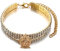 RayMinsino Haustier Halsband Gold mit Diamant Glänzend Verstellbar Kristall Hochzeit Katze Halsband Hund Kleine und Mittlere Haustier Halsband Glitzer Dekoration