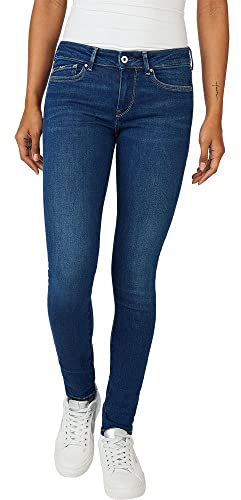 Pepe Jeans Damen Pixie Jeans, Blue (Denim-GW1), 25W / 30L