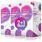 skinage COLLAGEN ADVANCED 2+1 GRATIS- Liquid - Flüssiges Trink Kollagen – Meereskollagen mit Hyaluronsäure, Resveratrol, Lactosefrei, Glutenfrei und Vitamin C - 5000mg - Premium Marine Collagen