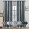Ystyle Tende Per Interni In Velluto 2 Pezzi, 140x280cm, Tende Oscuranti Camera Da Letto Moderne Con Occhielli, Tenda Termica Isolante Freddo Per Soggiorno Salotto Cameretta, Grigio Scuro