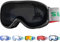 Supertrip Skibrille Kinder, Anti-Fog 5-15 Jahre Kinder Skibrille UV-Schutz, Kids Snowboardbrille für Jungen Mädchen Teenager für Outdoor Aktivitäten Windschutz Schlagfest Helm kompatibel Augenschutz