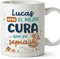 MUGFFINS Tazas Personalizadas para CURA hombre - En Español - Mejor que yo Sepia - 11 oz / 330 ml - Regalo Personalizable original y divertido