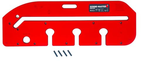 SCRIBE-MASTER Sight Line Worktop Jig | Patented Front Edge Alignment | CNC Precision Kitchen Worktop Jig for Masons Mitre, Corner & Peninsula Joints | Made in UK | Cuts in Under 15 Minutes | KWJ720