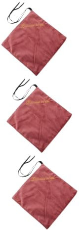 HEMOTON 3 Piezas Bolsa De Almacenamiento Bolsa De Pajitas De Viaje Bolsa De Cubiertos Bolsa De Pinceles De Maquillaje Organizador De Cubiertos Viajar Plato Combinado Portátil Terciopelo