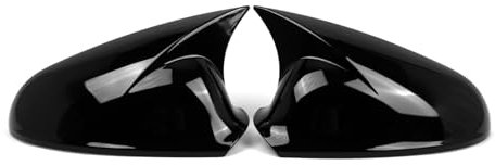 Shkalacar 2 Stück Rückspiegel Abdeckung kompatibel mit Opel Vaux Hall Astra J MK6 2010-2016, Seitenspiegelabdeckung, Türflügelspiegel Abdeckkappe OEM 13265451,13265452 1428463,1428464