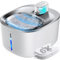 FEELNEEDY Battery Operated Cat Water Fountain with 6 Filters, 4L/135 fl oz Pet Water Fountain with Sensor, Built-in 4000mAh Lithium Battery Powered, Wireless Pump for Cats and Dogs