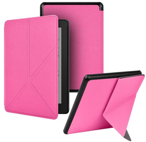Faltbare Standhülle für 7-Zoll Kindle Paperwhite 12. Generation 2024 und Kindle Colorsoft Signature Edition mit automatischer Wake-/Sleep-Funktion und Multi-View-Funktionen