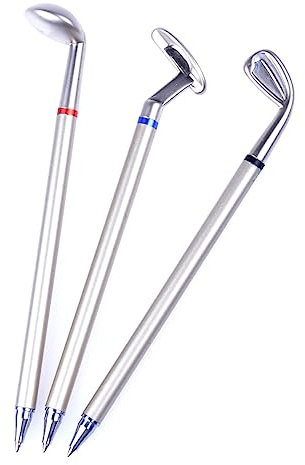 SHOWERORO 3-teiliges Kugelschreiber-set Aus Aluminiumlegierung Club-stift-geschenkset Themen-schreibset