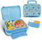 Ulife Mall Brotdose Kinder mit Fächern, BPA Frei Bento Box Kinder-Lunchbox Auslaufsichere Brotbox Tragbarer Handgriff Reise-Snackbox mit 5 Fächern für Mädchen & Jungen