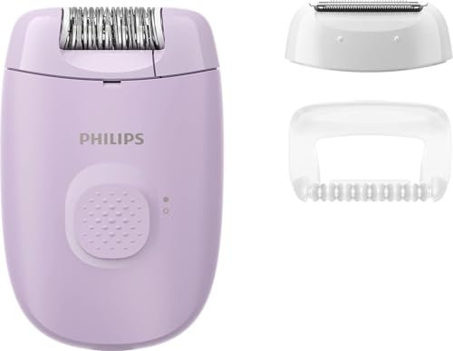 Philips epilatore Serie 2000, epilatore da donna con filo per corpo e zone sensibili, epilazione e rasatura, modello BRE237/00