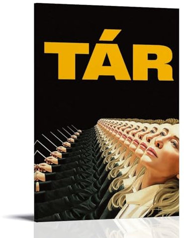 YHNGFDSKNB Tár Moderne Klassiker, Filme, TV-Serie, Leinwand-Poster, Wandkunst, dekoratives Gemälde, Schlafzimmer, Gemälde, Poster, 40 x 60 cm, Rahmenstil