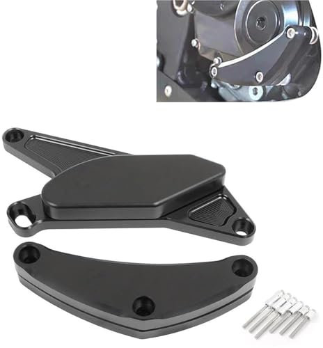 SWSSJUAN Gehäusedeckel Motorschutz Für Statorgehäuse, Motorschutz, Sturzpads, Sturzpads Für Suzuki GSX-R 600 750 K6 K7 K8 2019 2020 2021 2022(Nero)