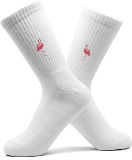 Shirtracer Tennissocken Flamingos | Sportsocken, Damen, Herren, bedruckt, lustig, cool, Fun, Vögel, Federn, Nest, Tropen, Exot, Geschenk