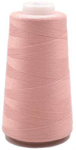 4 Konen Overlockgarn je 3000 yards = 2743.2 m // 4 Konen 12.000 yds = 10972.8 m (002-Rosa)