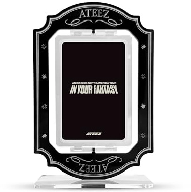 ATEEZ Unisex Official Tour Merch Acrylic Turning Stand Schlüsselanhänger, Mehrfarbig, Einheitsgröße