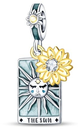 YIXUAN Kompatibel mit Pandora Armbändern 925er Silber passt für Halsketten Anhänger Perlen und Charm-Schmuck als Geschenk für und Freunde