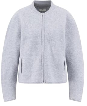 FYNCH-HATTON Wolljacke aus Reiner Wolle mit Reißverschluss und Stehkragen