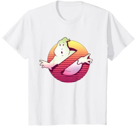 Ghostbusters Synthwave Synthwave für Kinder, 80er, Neo-Logo, Cool Sunset T-Shirt